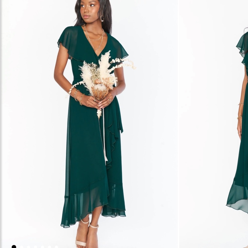Show Me Your Mumu Jess Ruffle Midi Dress